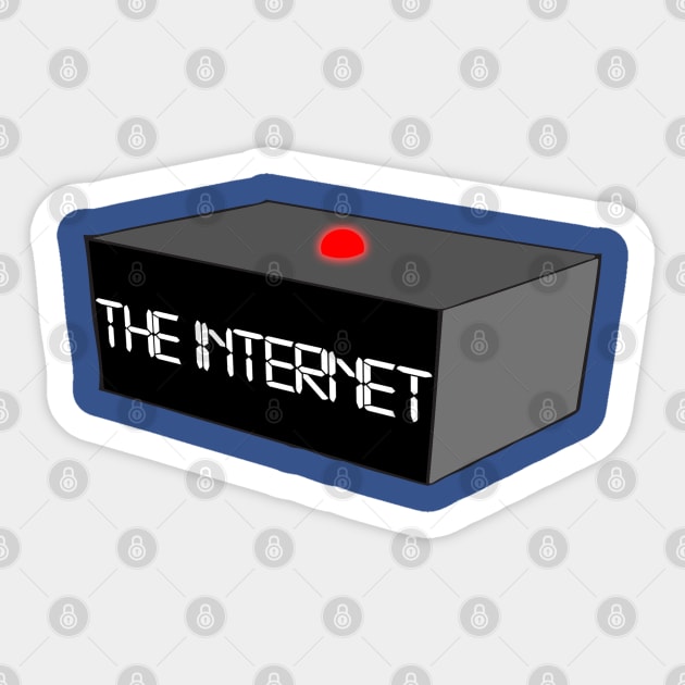 The Internet Sticker by Meta Cortex